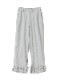 ローズマリーフリルパンツ グレー