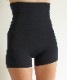コンフォート腹巻3分丈ショーツ　ブラック
