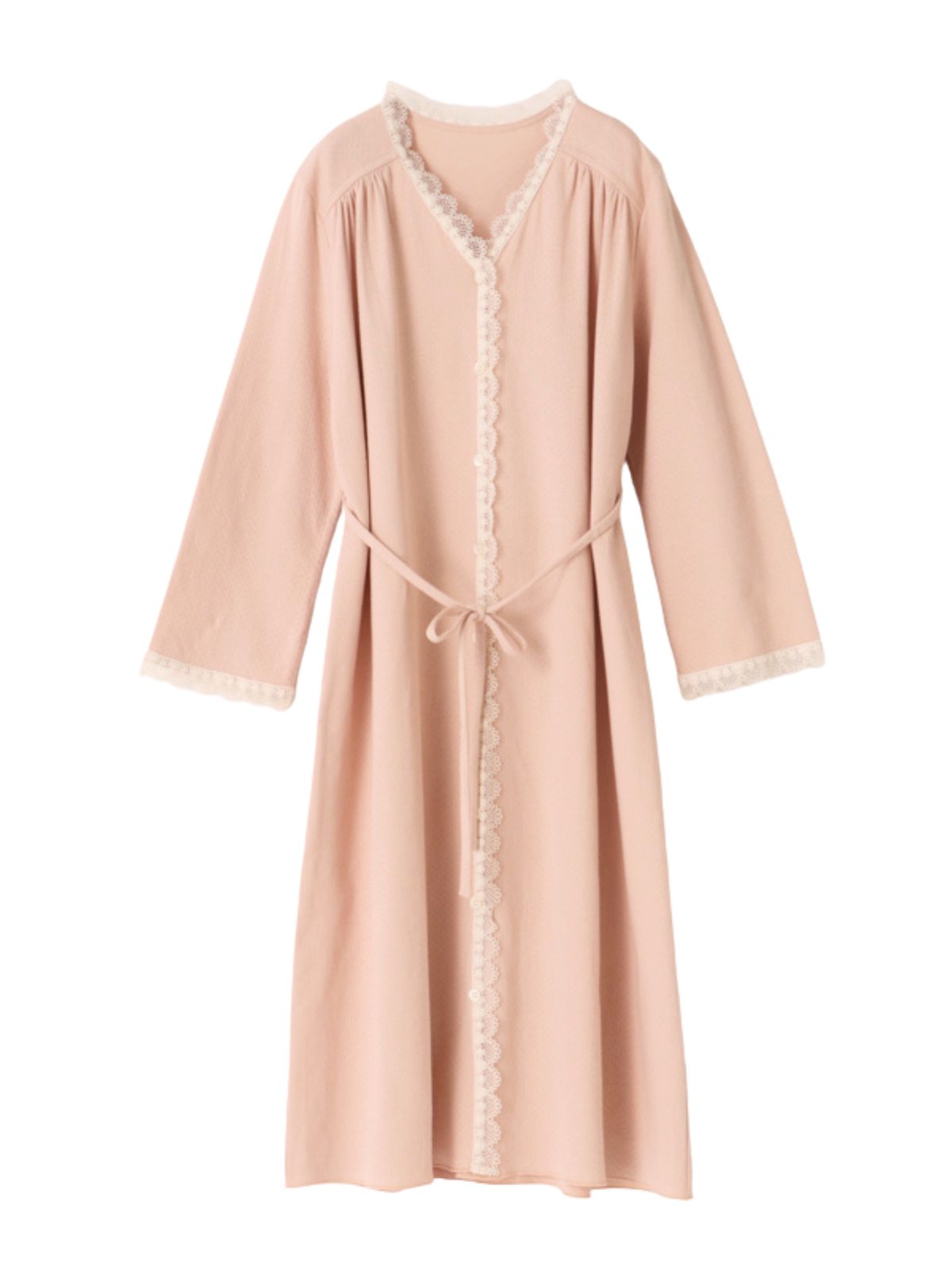 【サイズが選べる】定番｜スズランギャザードレス　ピンク