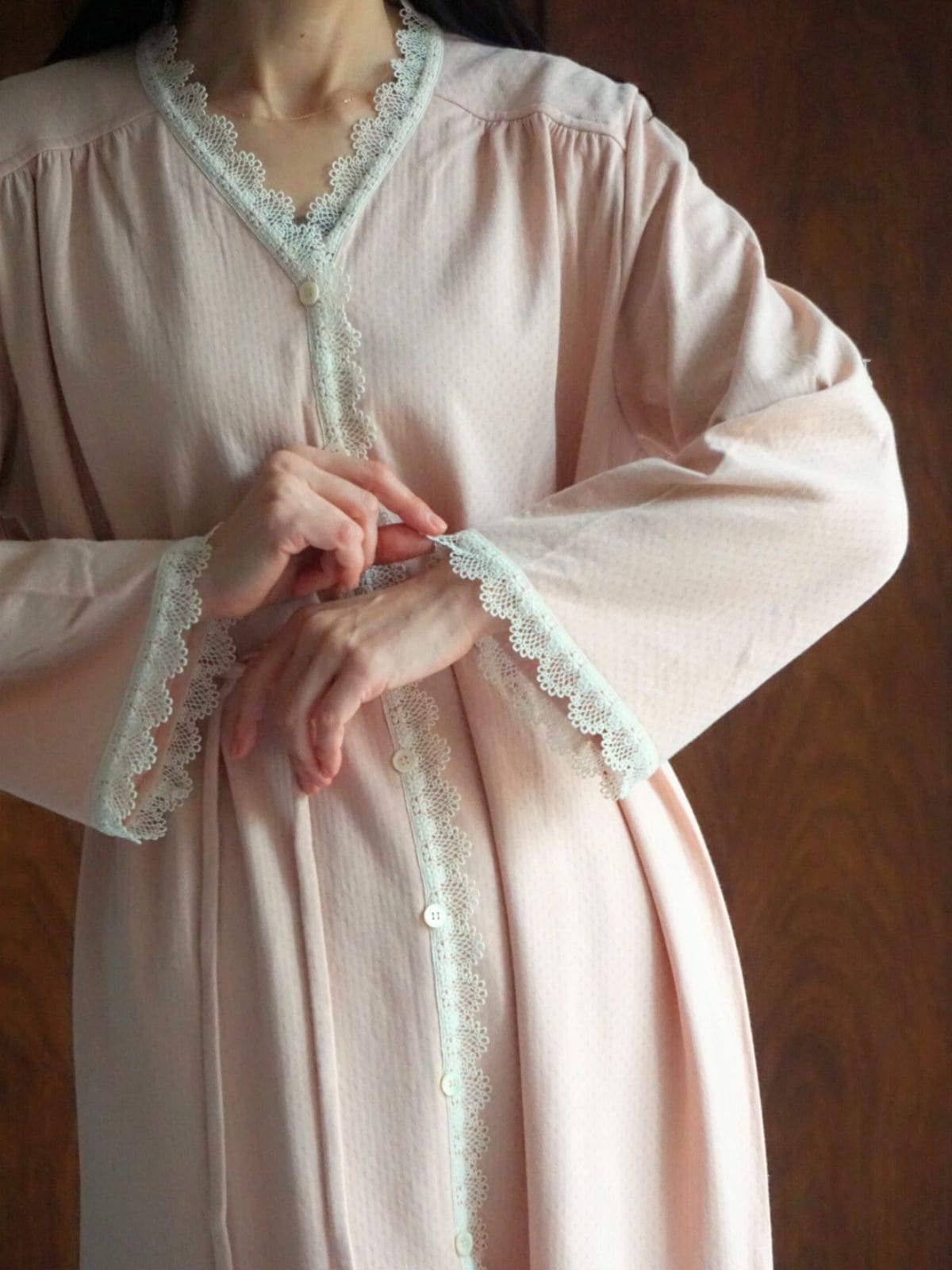 【サイズが選べる】定番｜スズランギャザードレス　ピンク