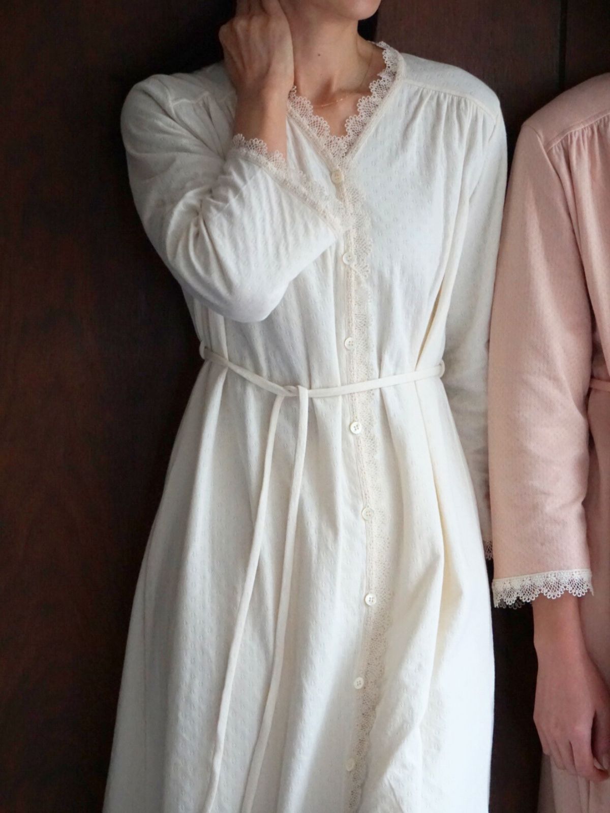 ナナデェコール　nanadecor スズラン　ナチュラル サイズが選べる】定番｜スズランギャザードレス ナチュラル | すべての