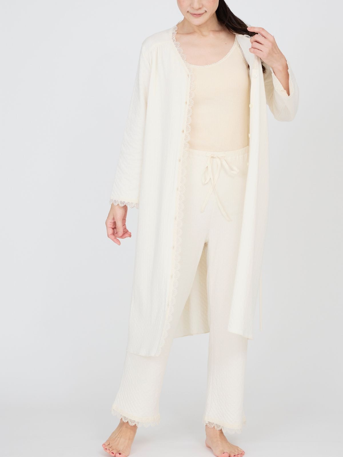 すずらんページ 定番｜スズランレースパンツ ナチュラル | すべての商品 | 美しく眠る