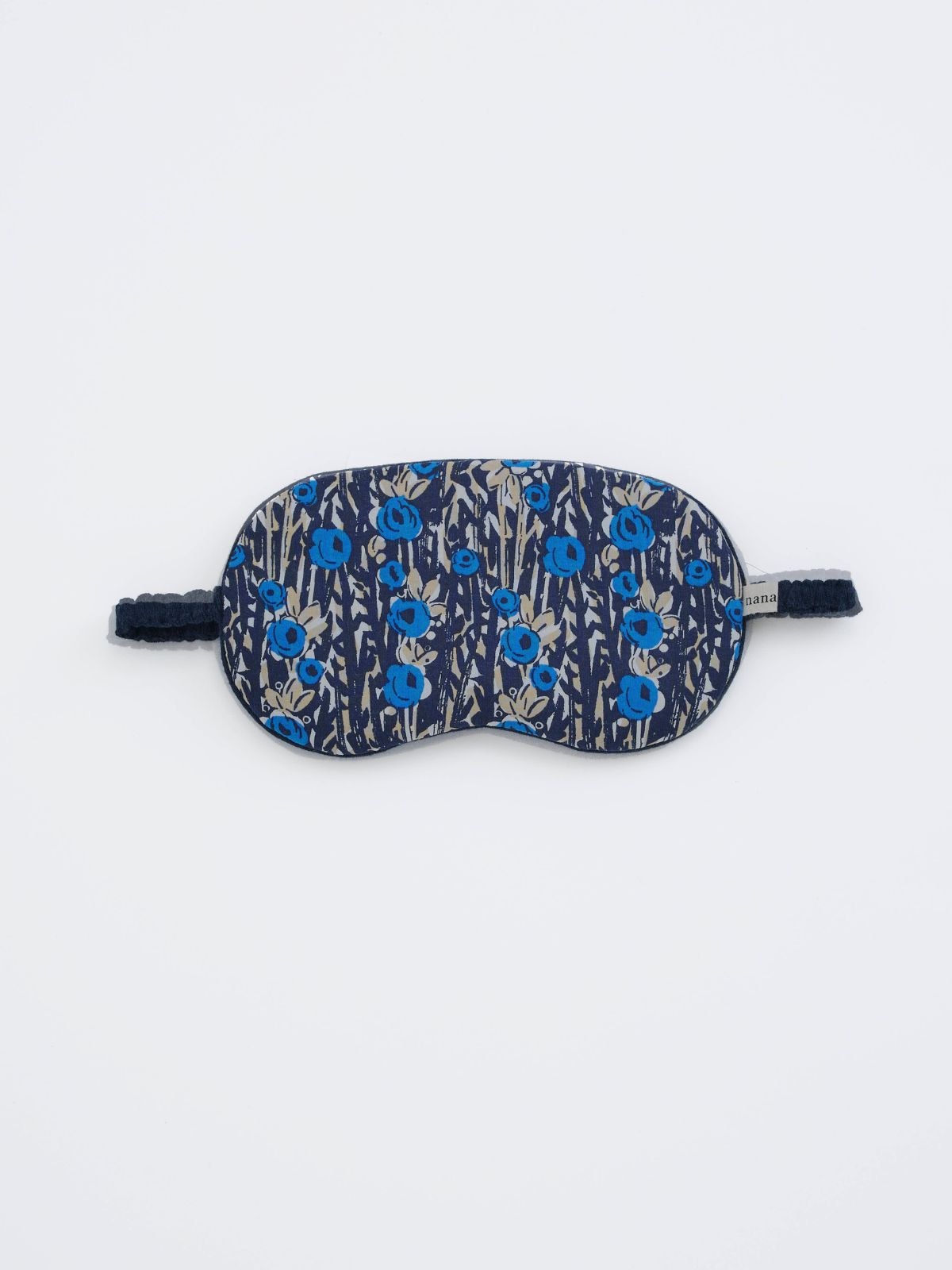 ハンドメイドのアイマスク　ブルーローズ（ビッグサイズ）