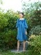【徳島県の天然藍染め】チェリーブロッサムドレス