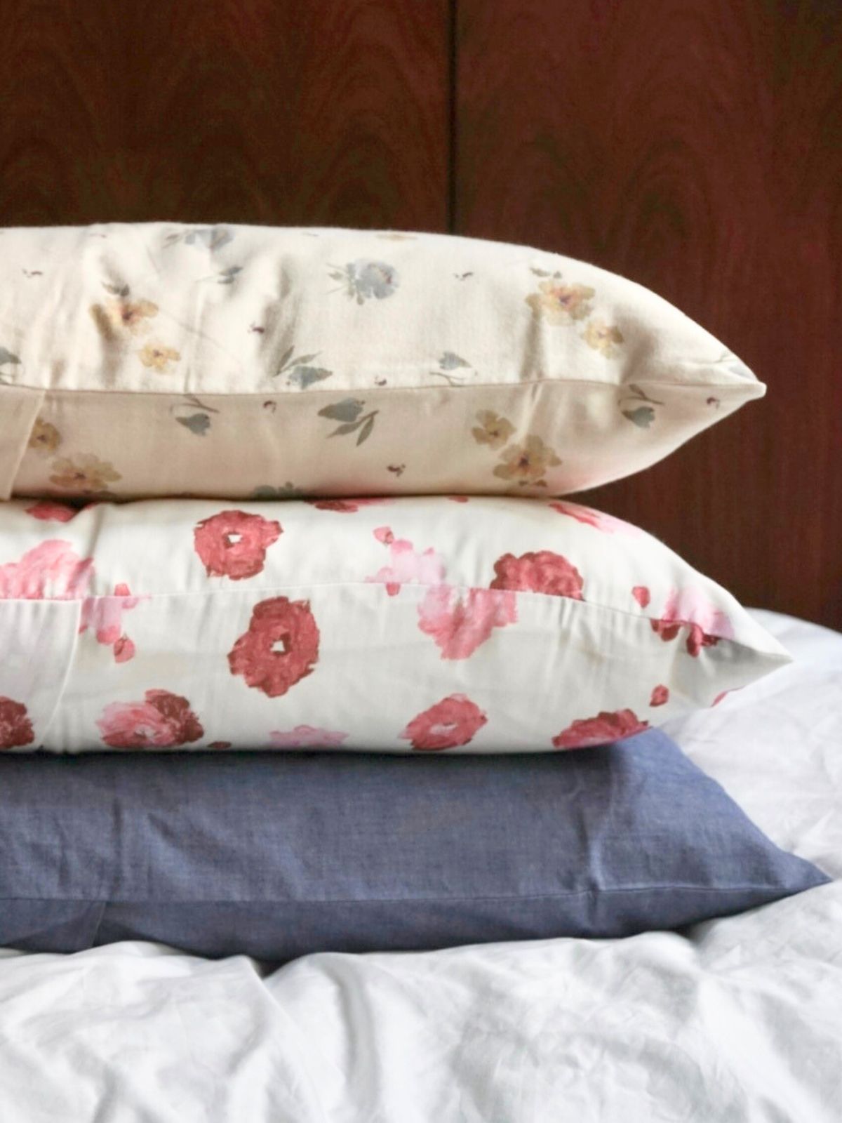 【数量限定】【残りわずか】ウォーターフラワーネルピローケース(S)