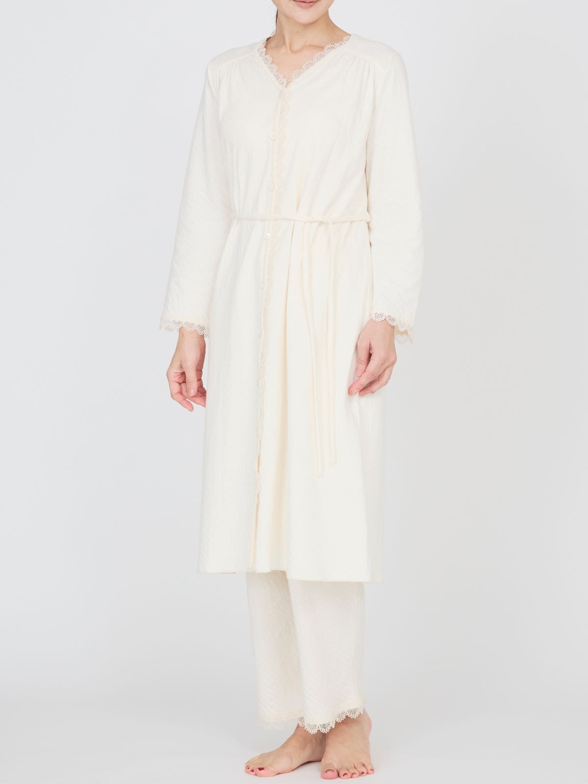 【サイズが選べる】定番｜スズランギャザードレス　ナチュラル