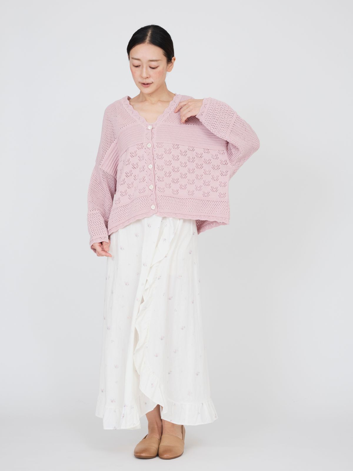 プチローズフリルスカート