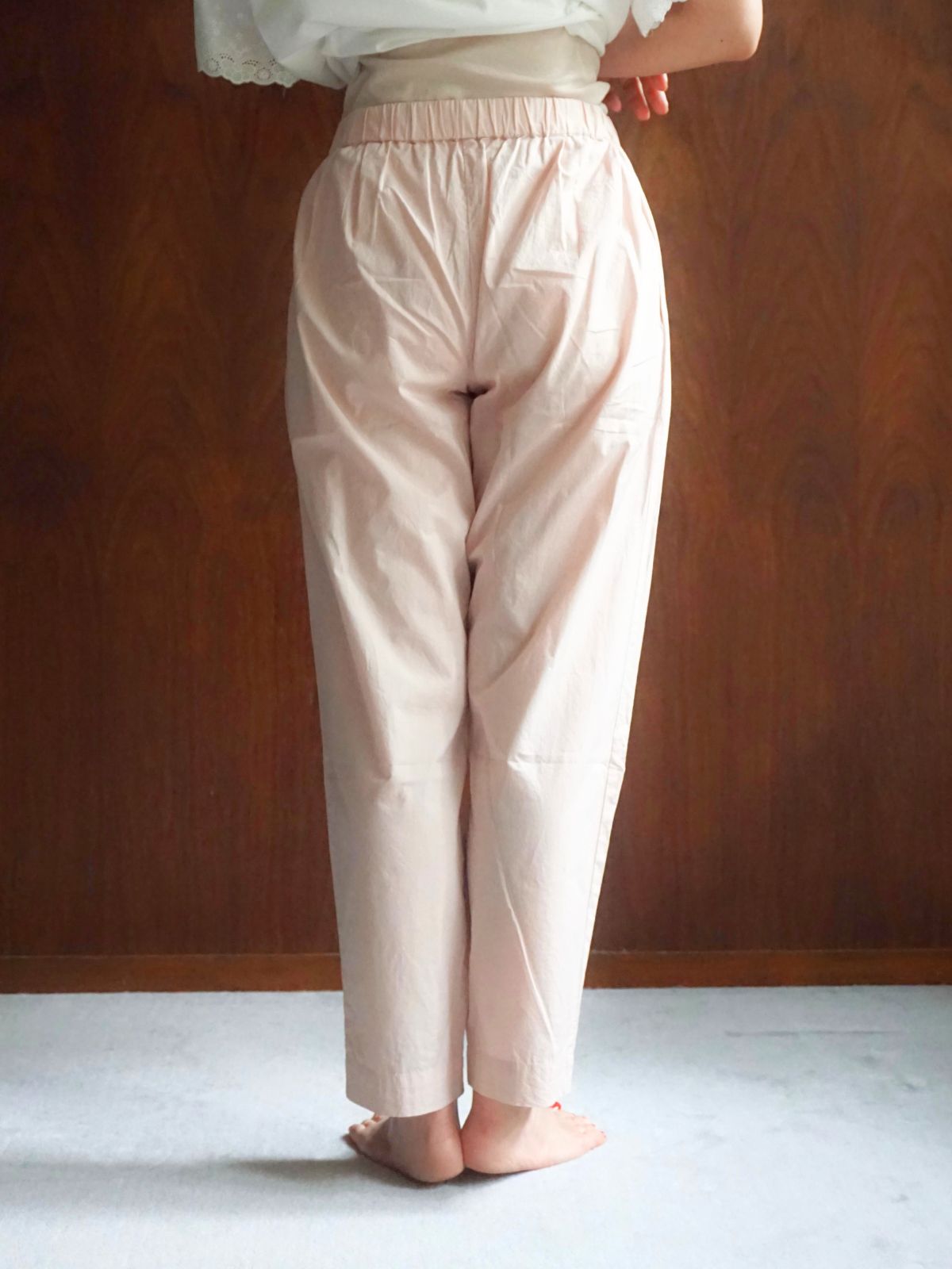 残りわずか】ブロードシャンブレータックパンツ ピンク | すべての商品