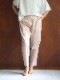 【残りわずか】ブロードシャンブレータックパンツ ピンク