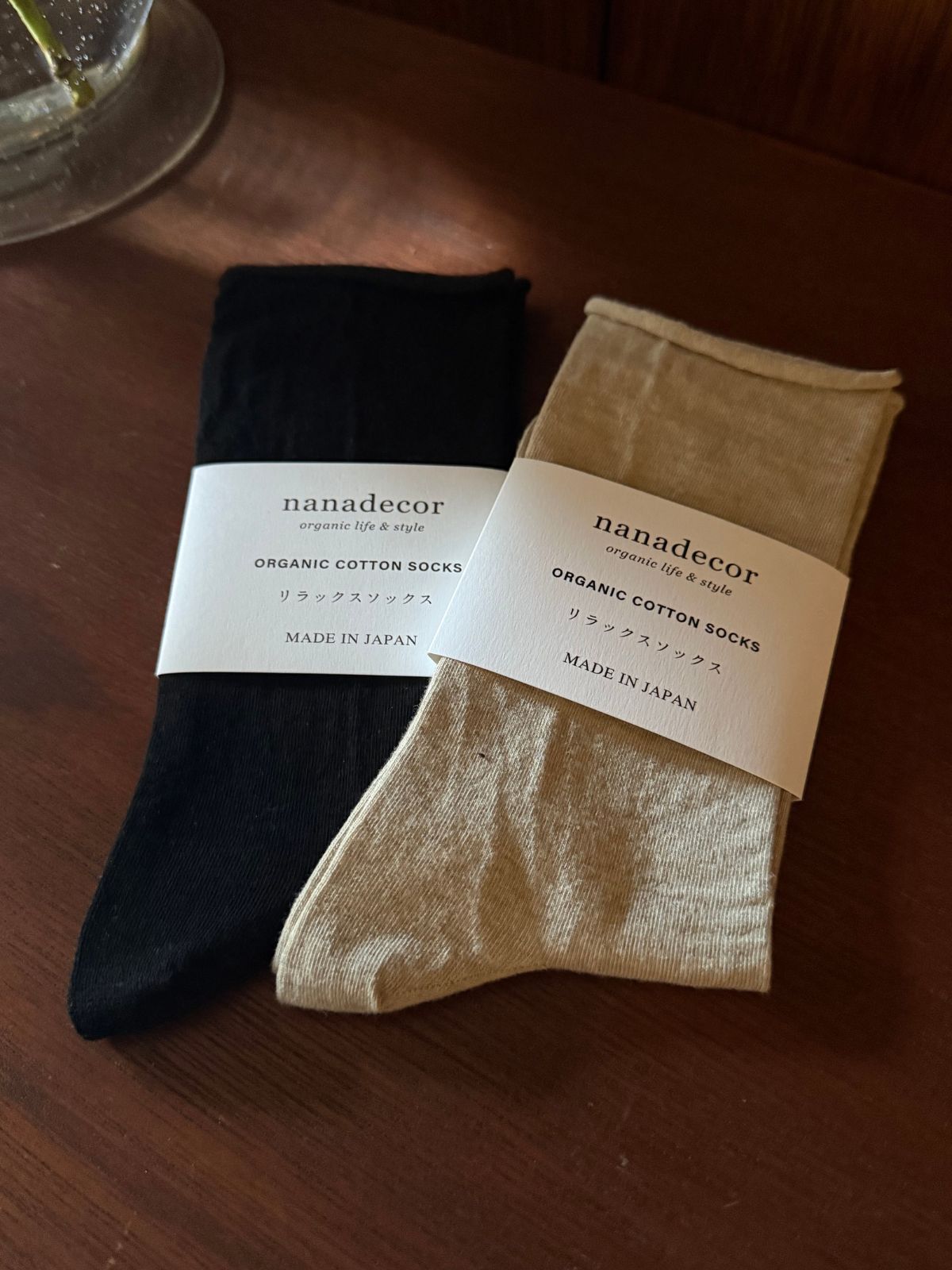 定番｜リラックスソックス（ベージュ/グレー/ブラック/ネイビー）