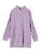 【残りわずか】リラックスコットンカシュクールチュニック　パープル