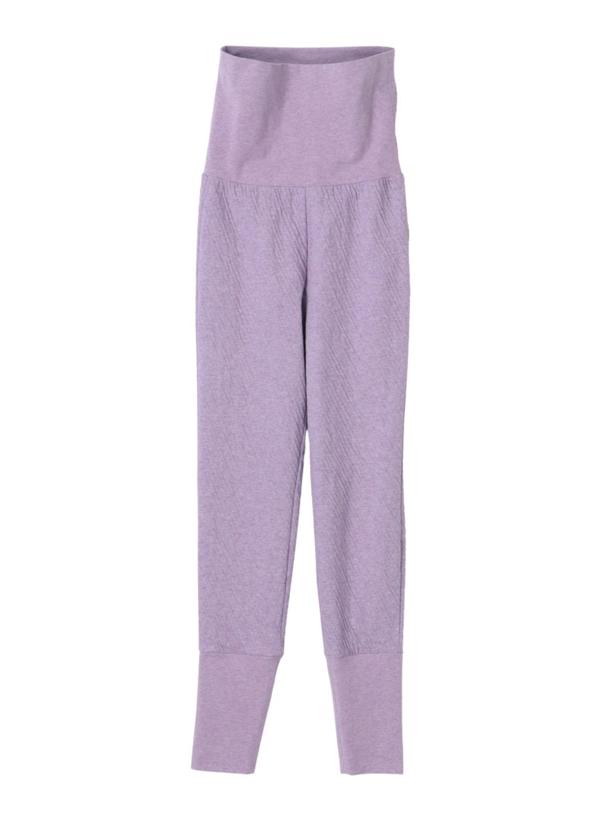 【再入荷｜4月上旬お届け】リラックスコットン腹巻レッグパンツ パープル