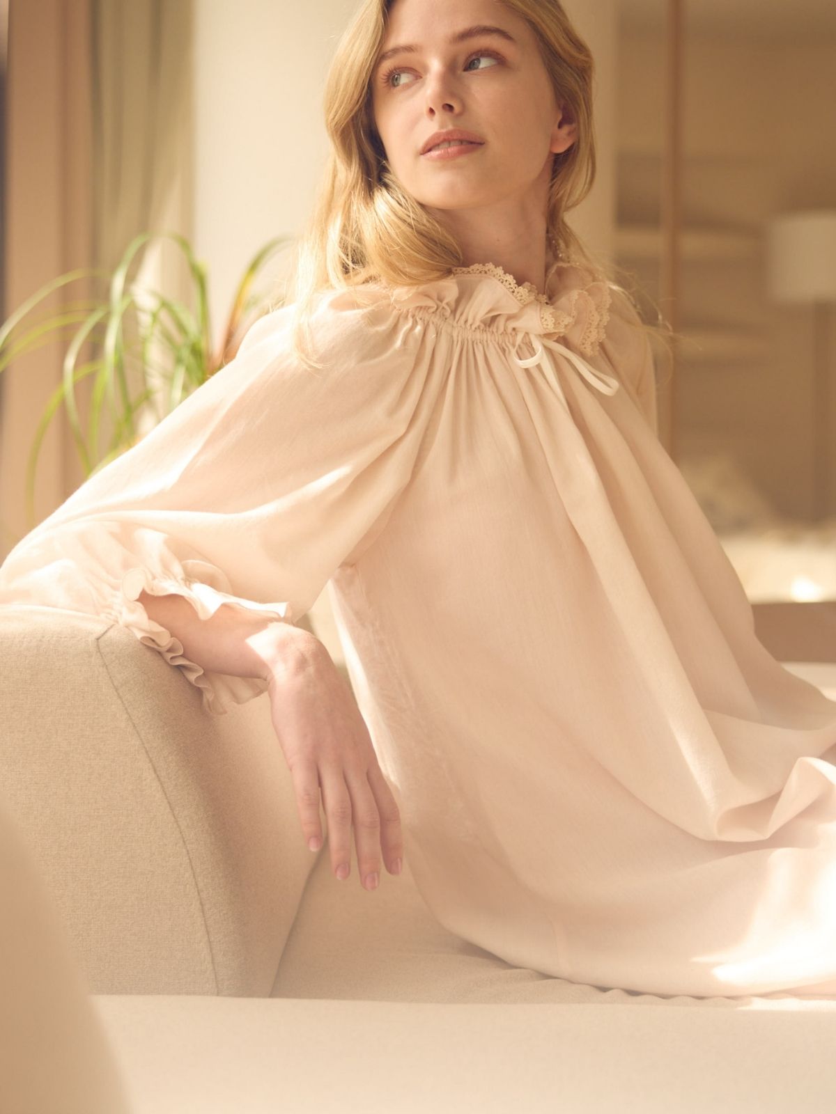 【新品　未使用】最終値下げ　nanadecor チェリーブロッサム LEE10月号掲載】チェリーブロッサムドレス ピンク | ナイト