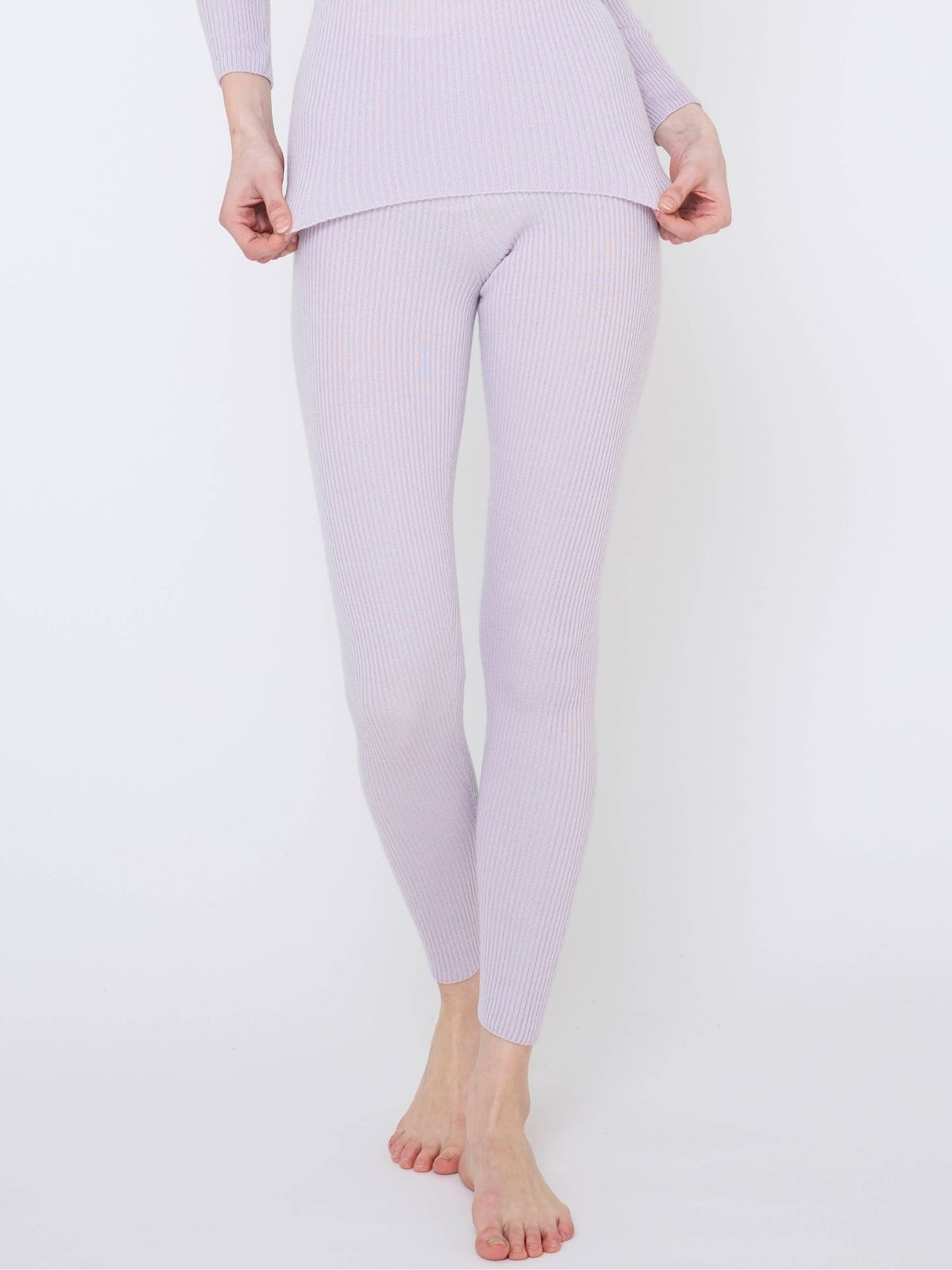シルクエアリーレギンス ラベンダー