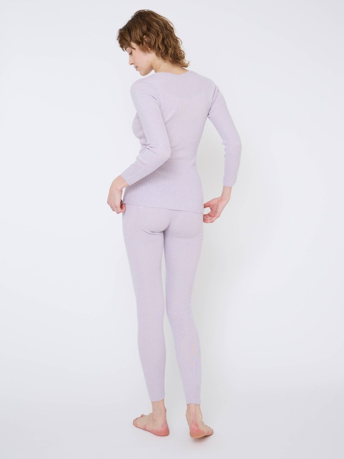 NEW｜シルクエアリーレギンス ラベンダー | すべての商品 | 美しく眠る
