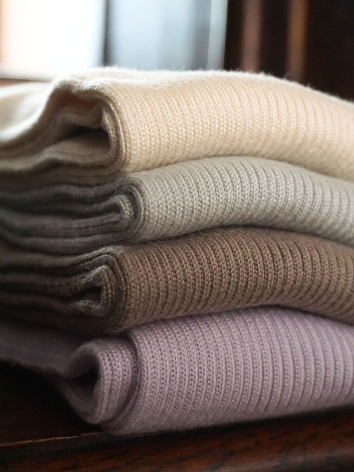 シルクエアリーレギンス ブラウン