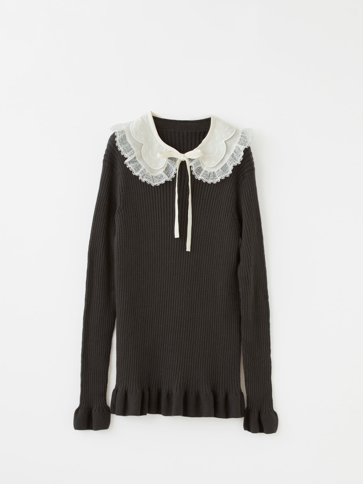 残りわずか】スノードロップレース付け襟 | デイリーウェア | 美しく  