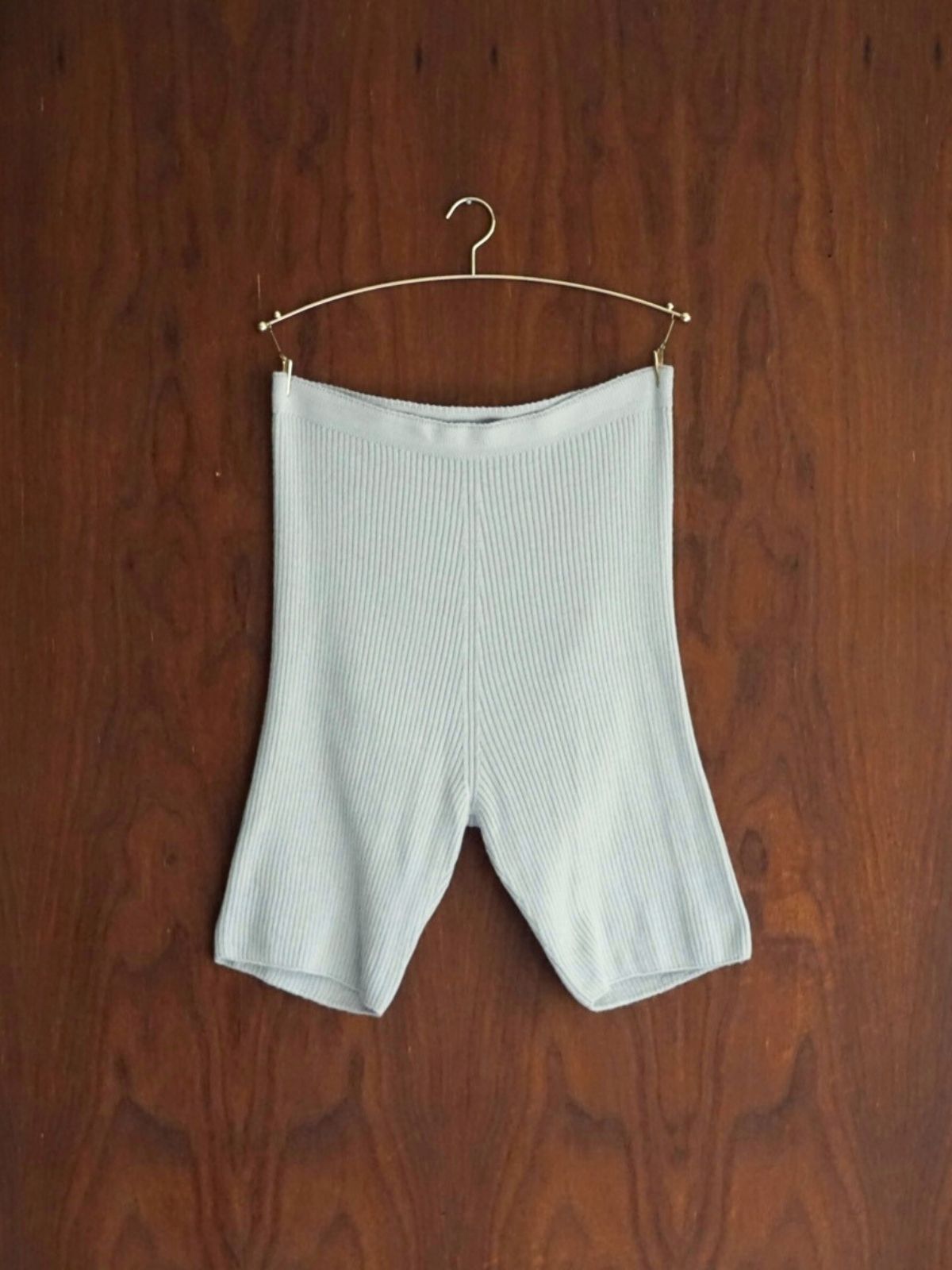 シルクエアリーショートパンツ ペールグレー