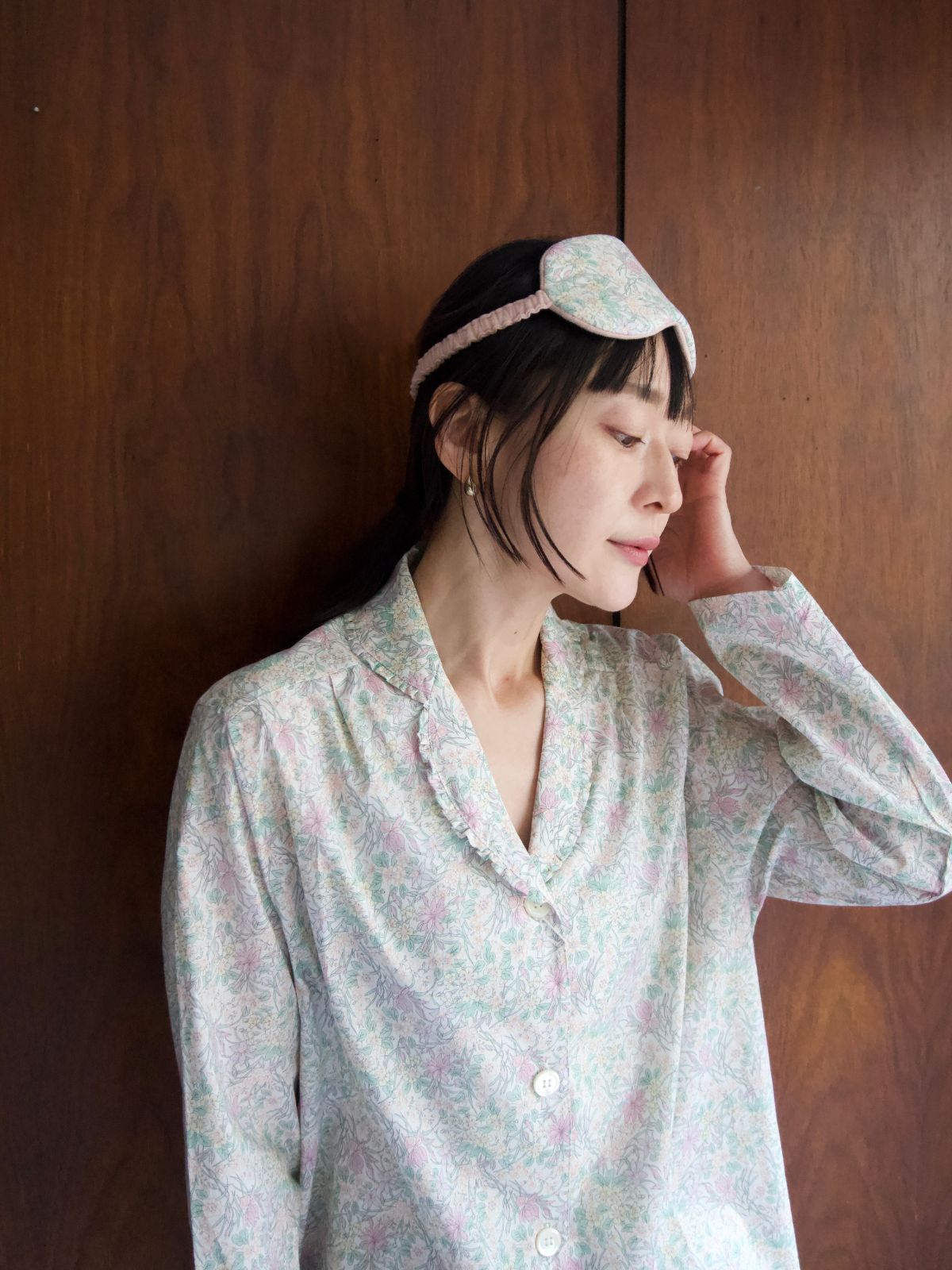 NEW｜リバティパステルフラワーパジャマ 上下セット