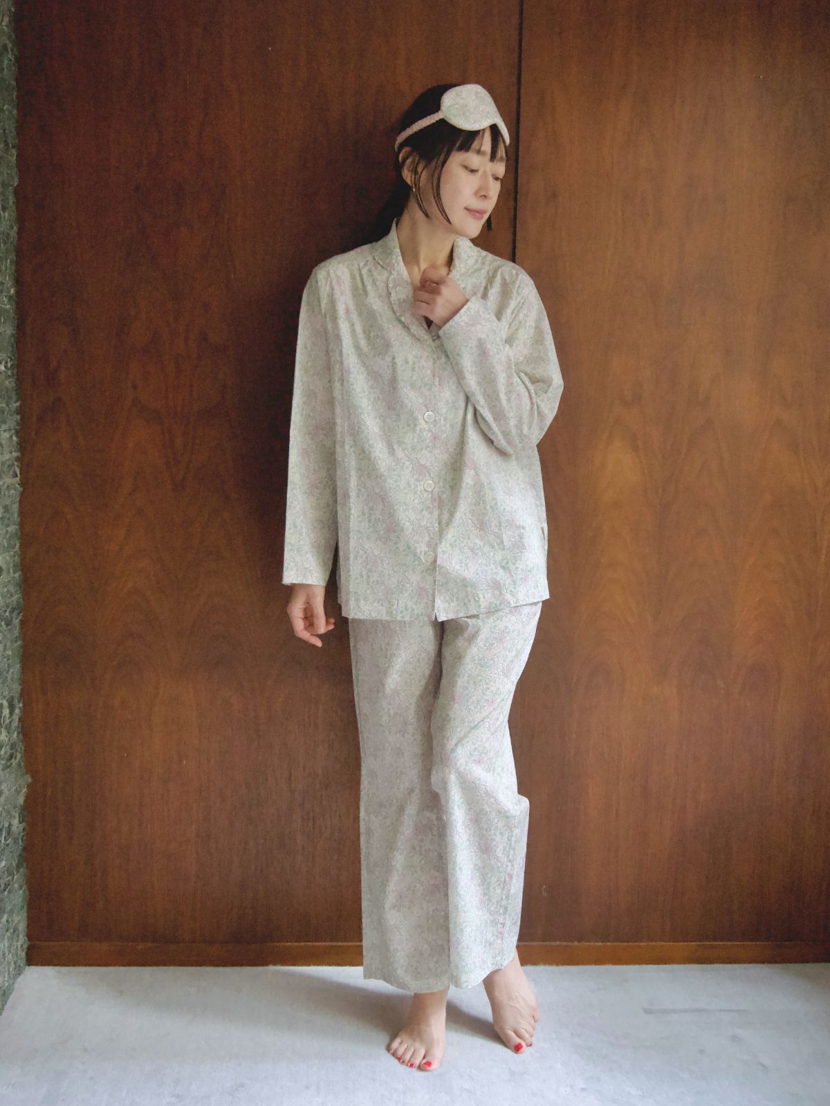NEW｜リバティパステルフラワーパジャマ 上下セット