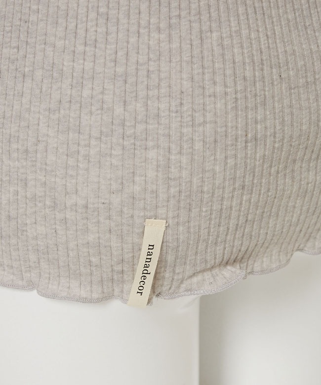 ナナリブタンクトップ　グレー