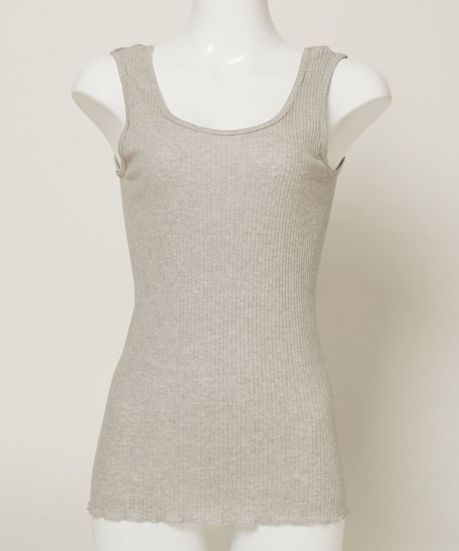 ナナリブタンクトップ　グレー