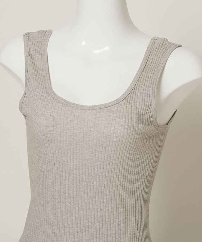 ナナリブタンクトップ　グレー