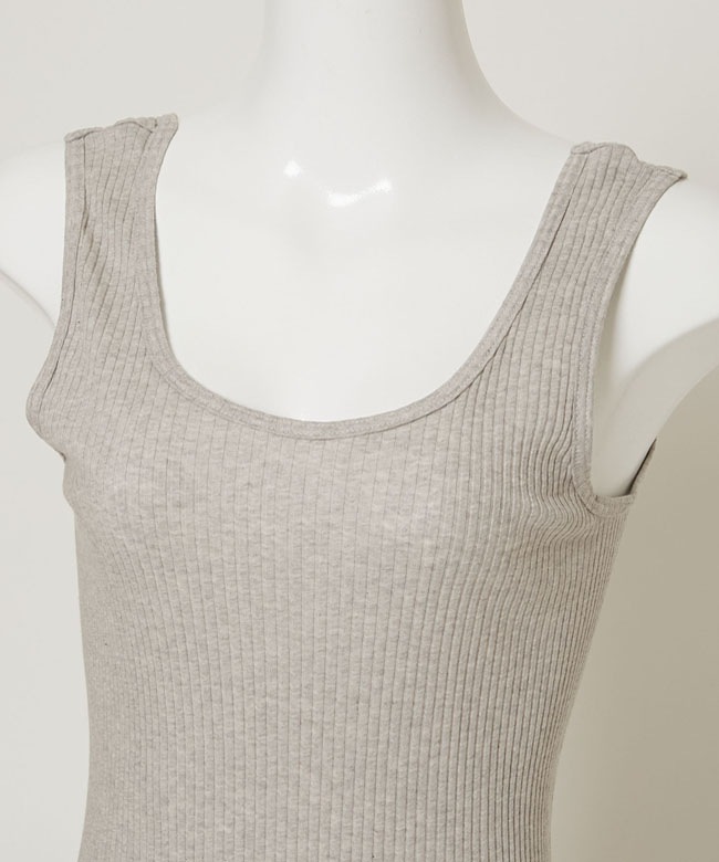 ナナリブタンクトップ　グレー