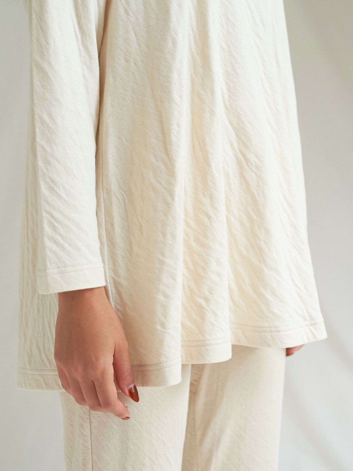 再入荷｜リリーフレアトップス　ナチュラル