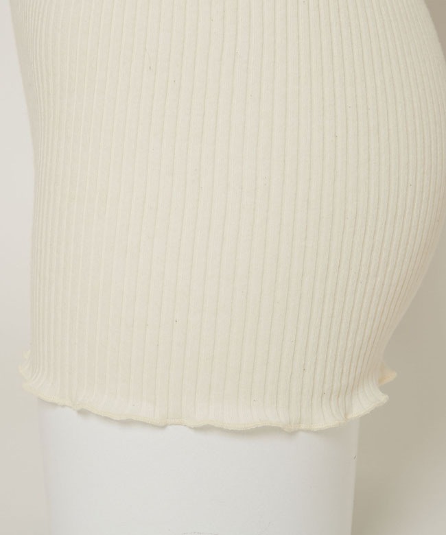 【2月下旬お届け予定】ナナリブショートスリーブTシャツ　ナチュラル