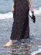【NEW】【選べる着丈】ドットブラック パフスリーブワンピース(123cm/130cm)