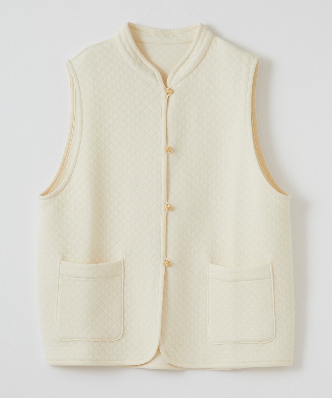 593y*美品 YAECA ヤエカ 中綿 キルティングベスト 日本製