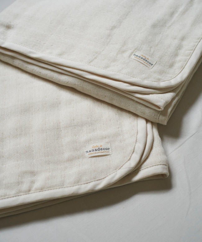 オーガニックコットン3重ガーゼケット（シングル/クォーター）※サイズにより価格が異なります