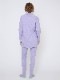 【残りわずか】リラックスコットンパジャマ上下セット パープル