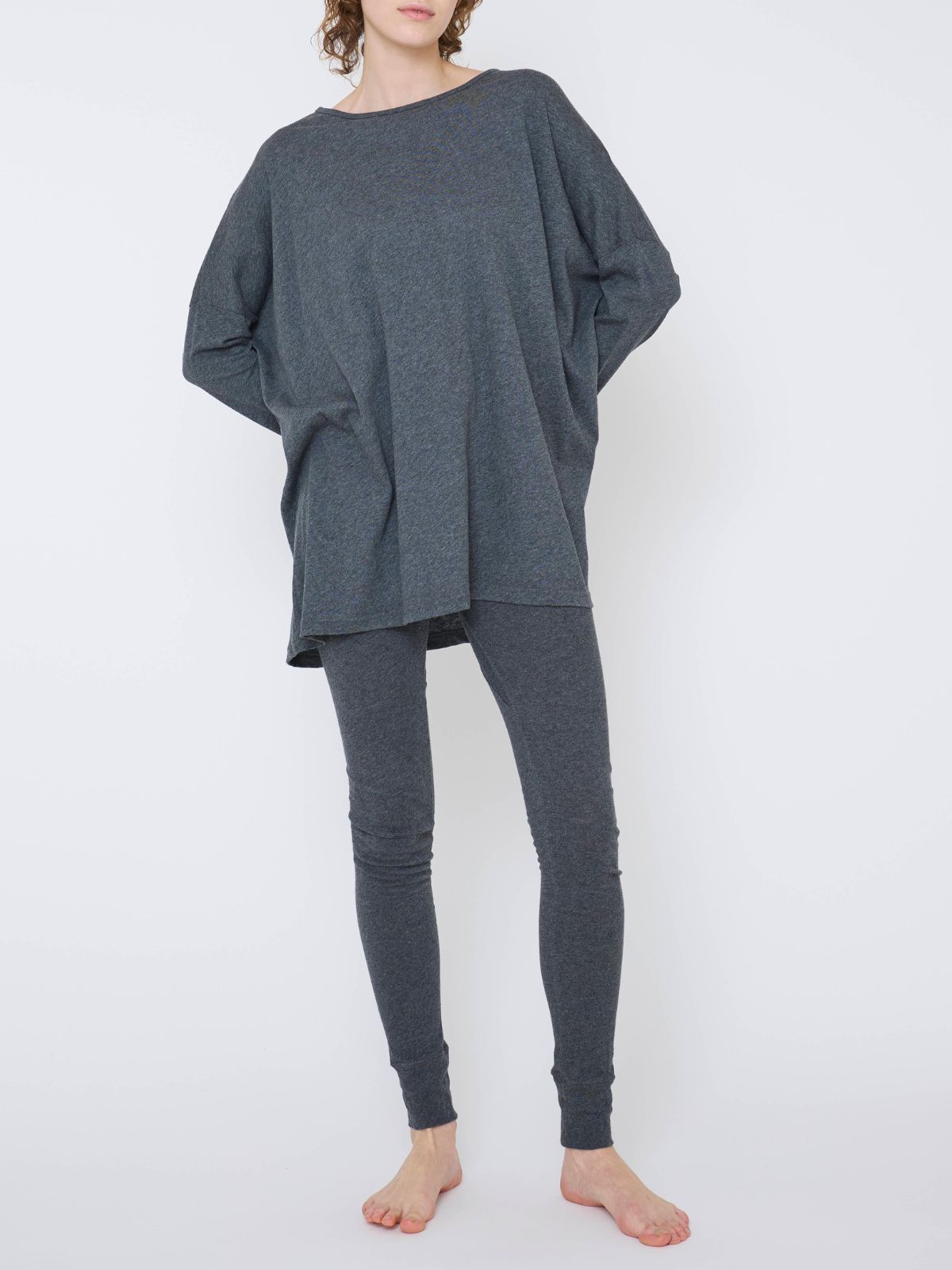 未使用＊ タカシマヤ カシミヤ レギンス L-LL チャコール ニット Cashmee カシミヤ レギンス（2色） | 中村江里子セレクション Avenue