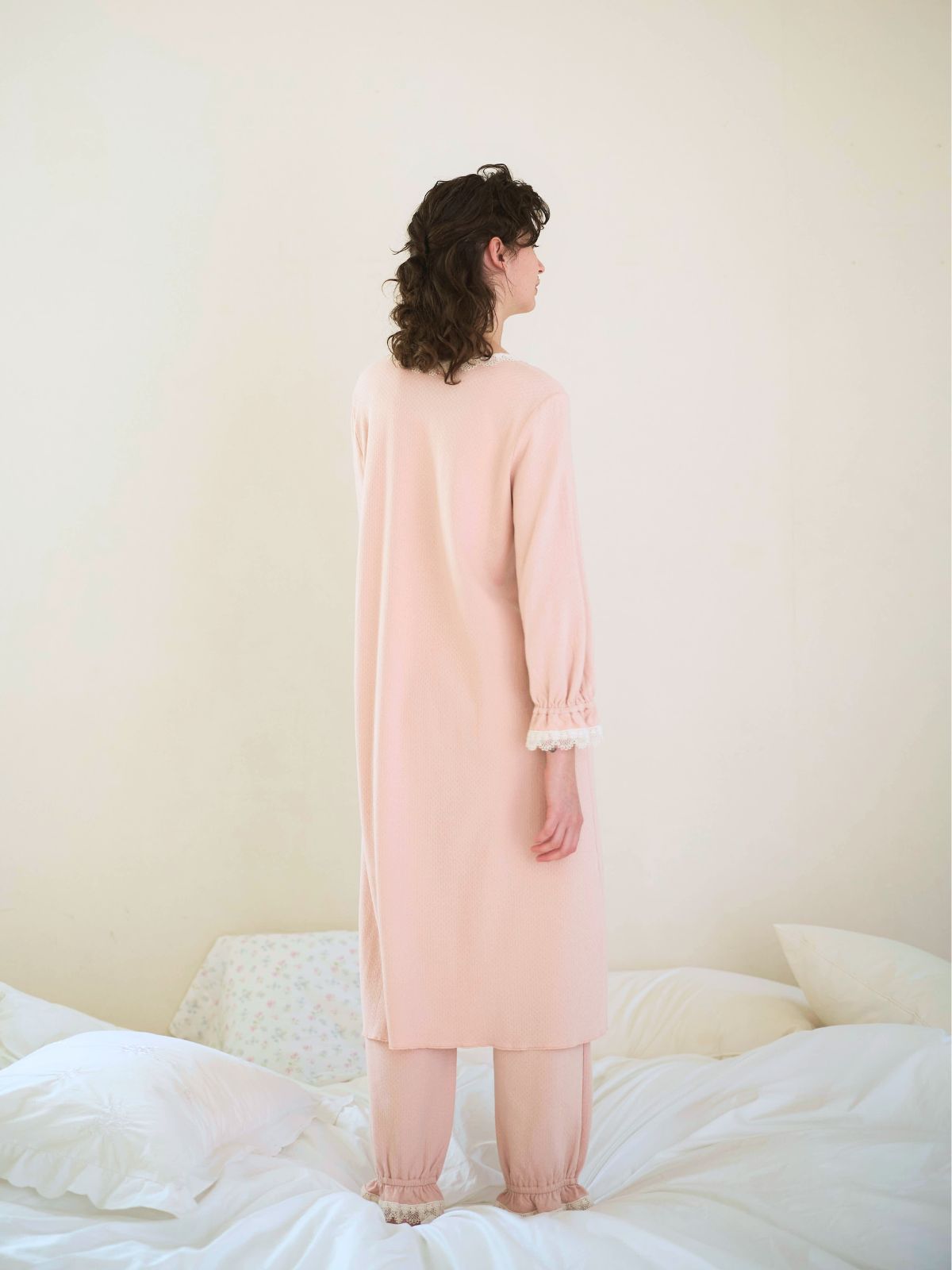 ナナデコールネグジュリエスズランワンピースピンク