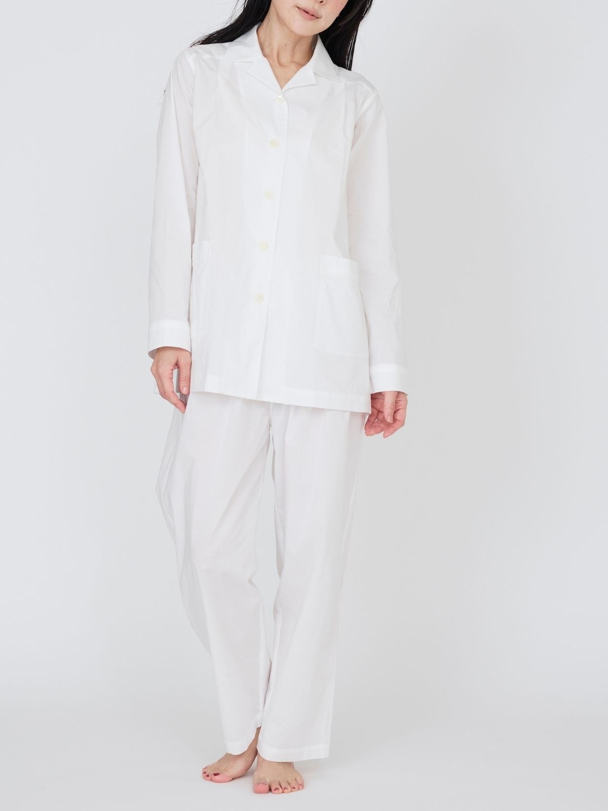 種から育てた奥出雲のコットン】パジャマ上下セット ブルー