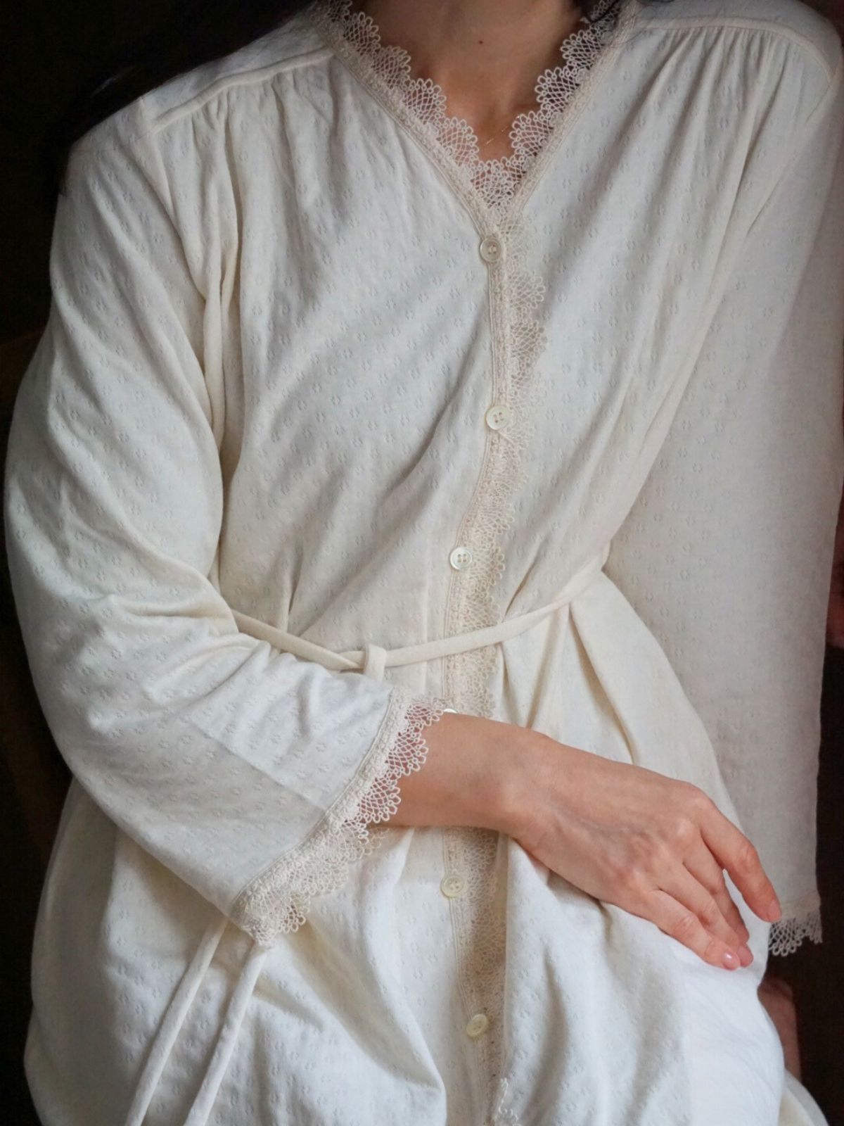 サイズが選べる】スズランギャザードレス＆パンツセット ピンク