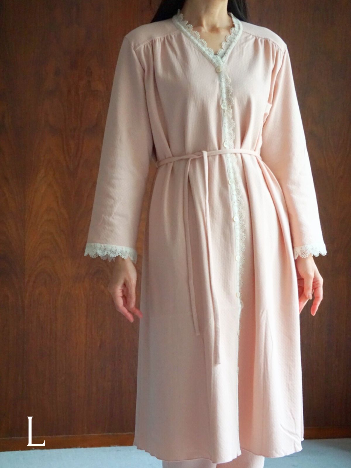 スズランギャザードレス＆パンツセット ナチュラル（S/M/L）