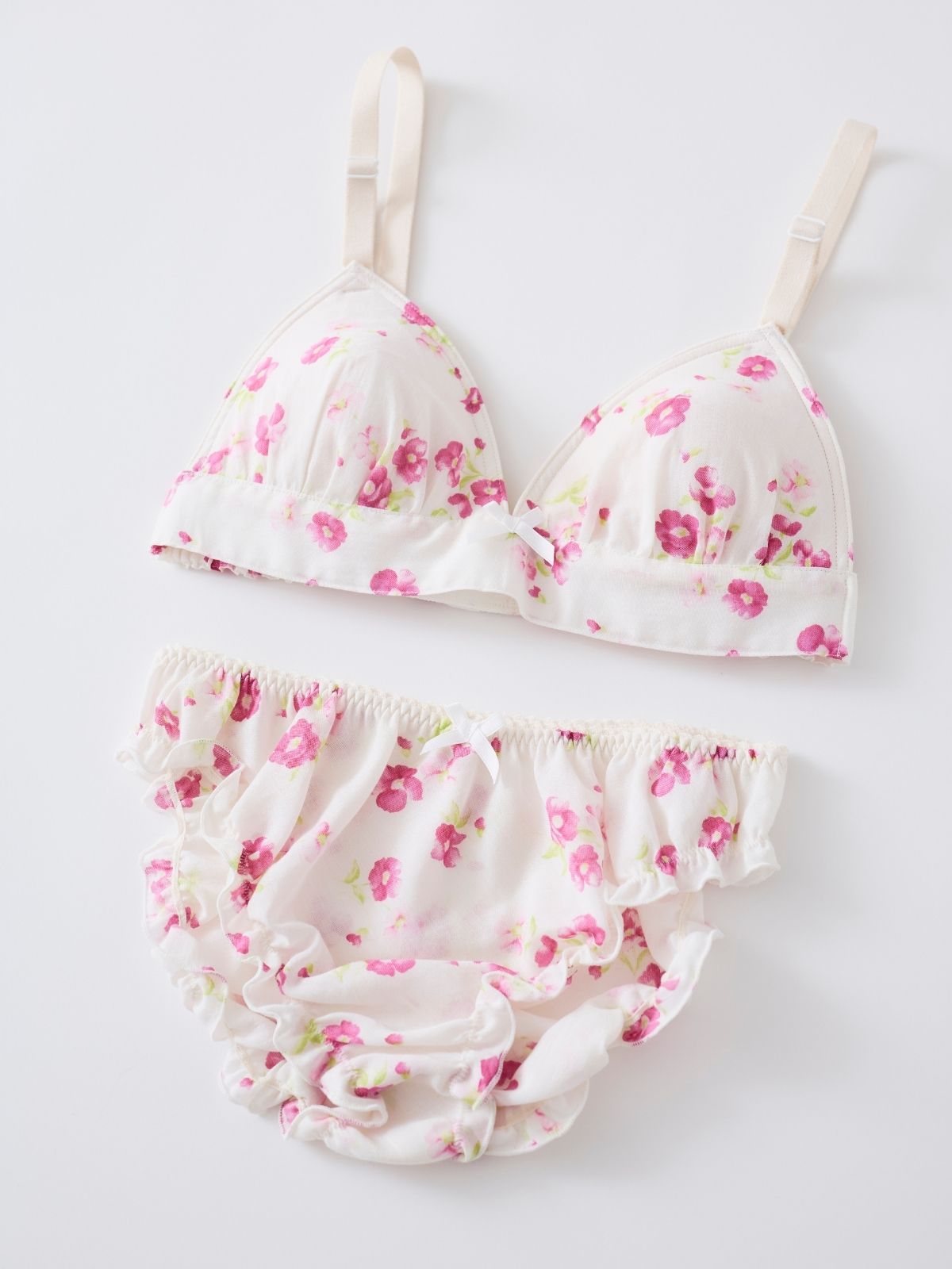 NEW｜フレンチローズ トライアングルブラ（M/ML/L）