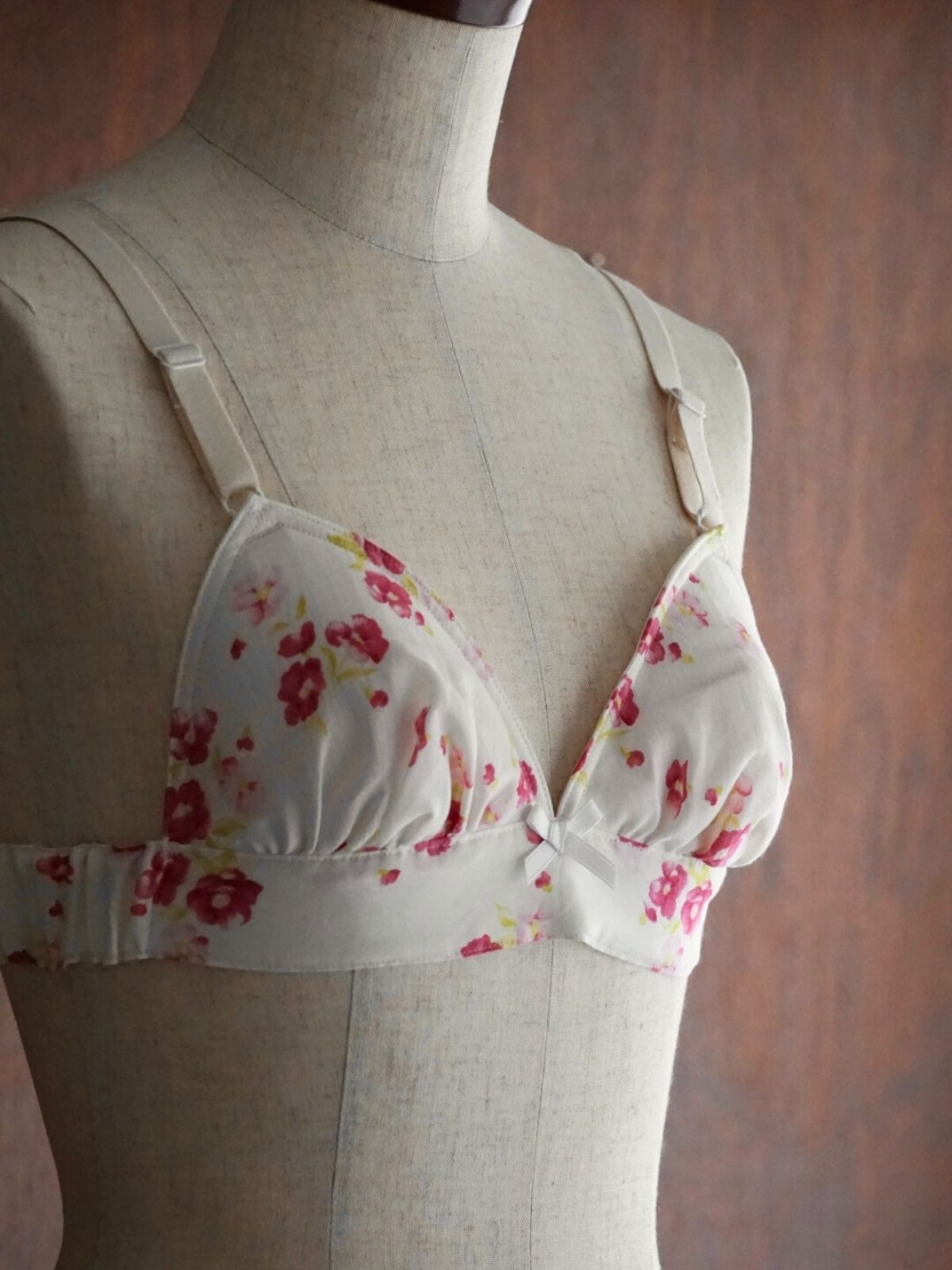 NEW｜フレンチローズ トライアングルブラ（M/ML/L）