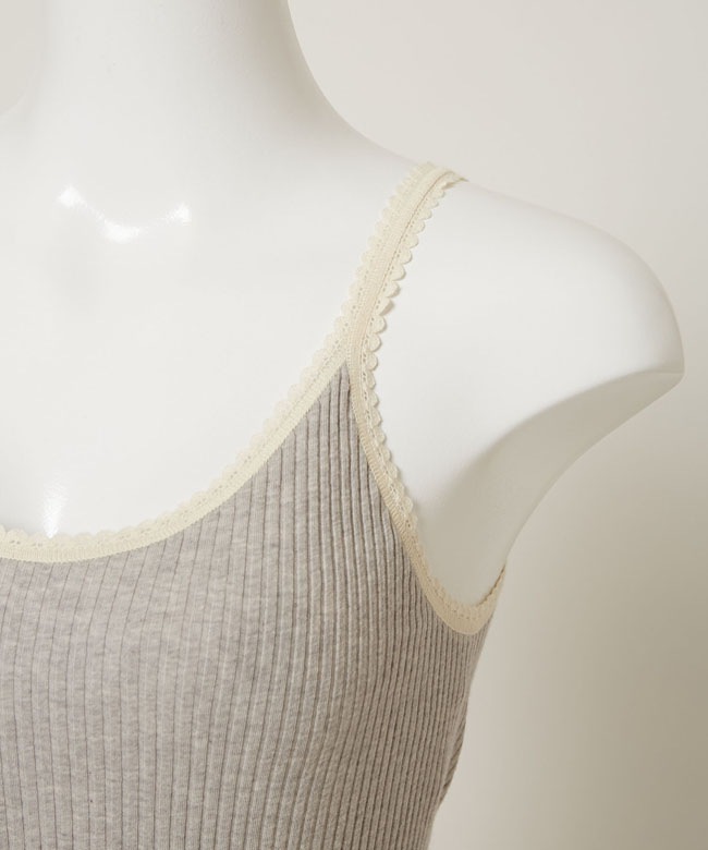 ナナリブカップ付キャミソール グレー | ランジェリー/下着