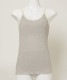ナナリブカップ付キャミソール　グレー