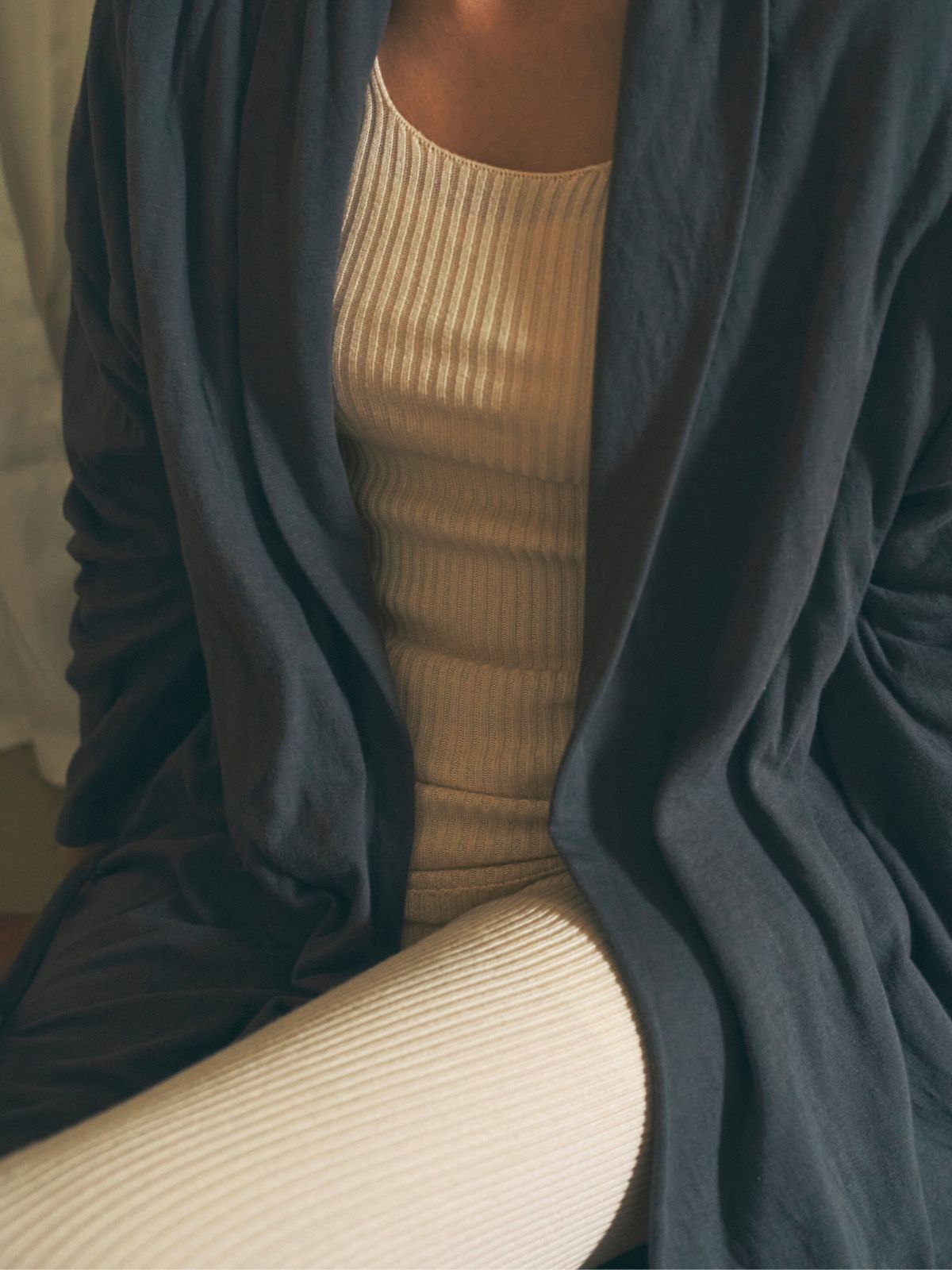 【残りわずか】シルクエアリートップス ナチュラル