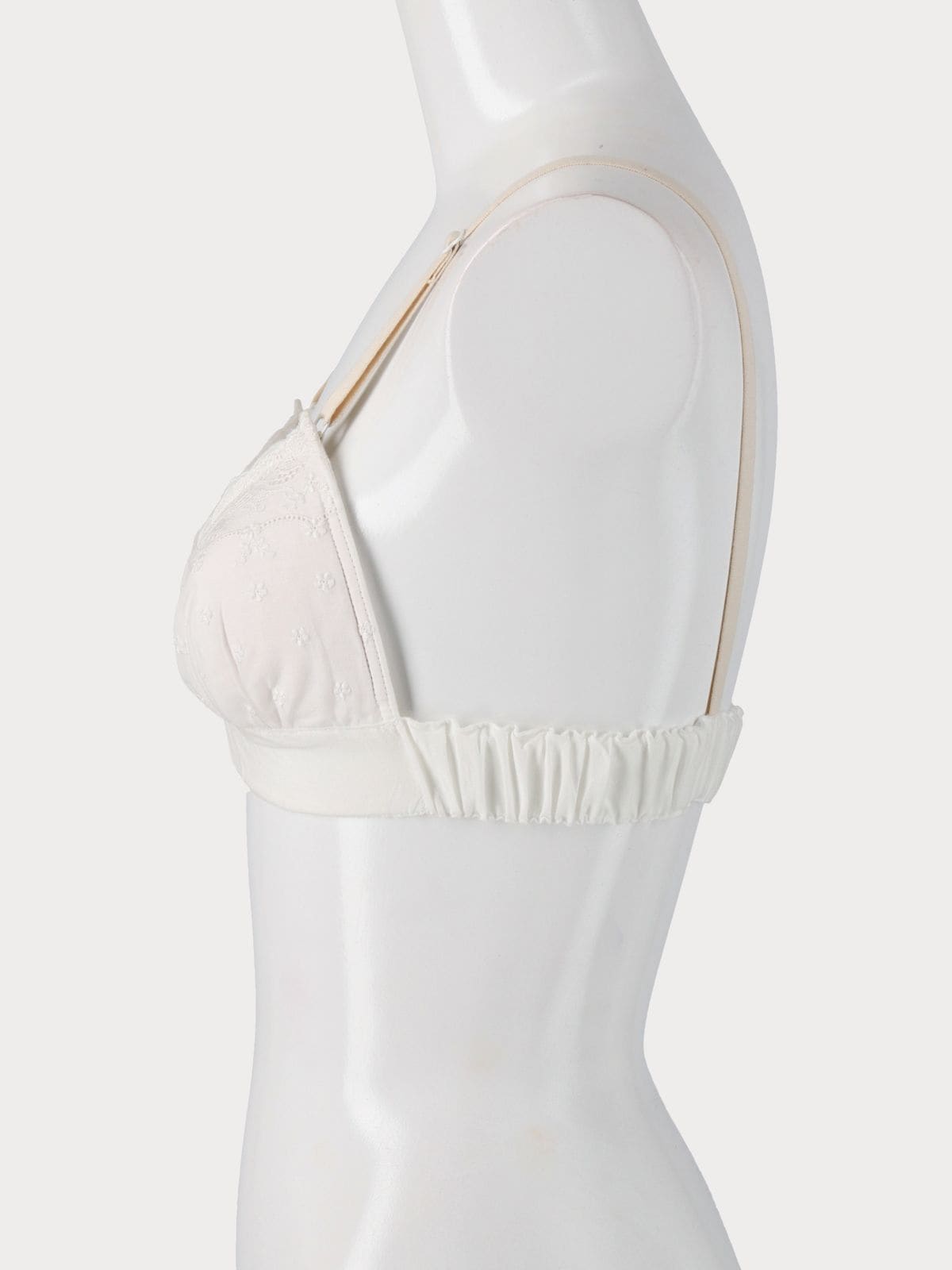 【残りわずか】ライラックレーストライアングルブラ　