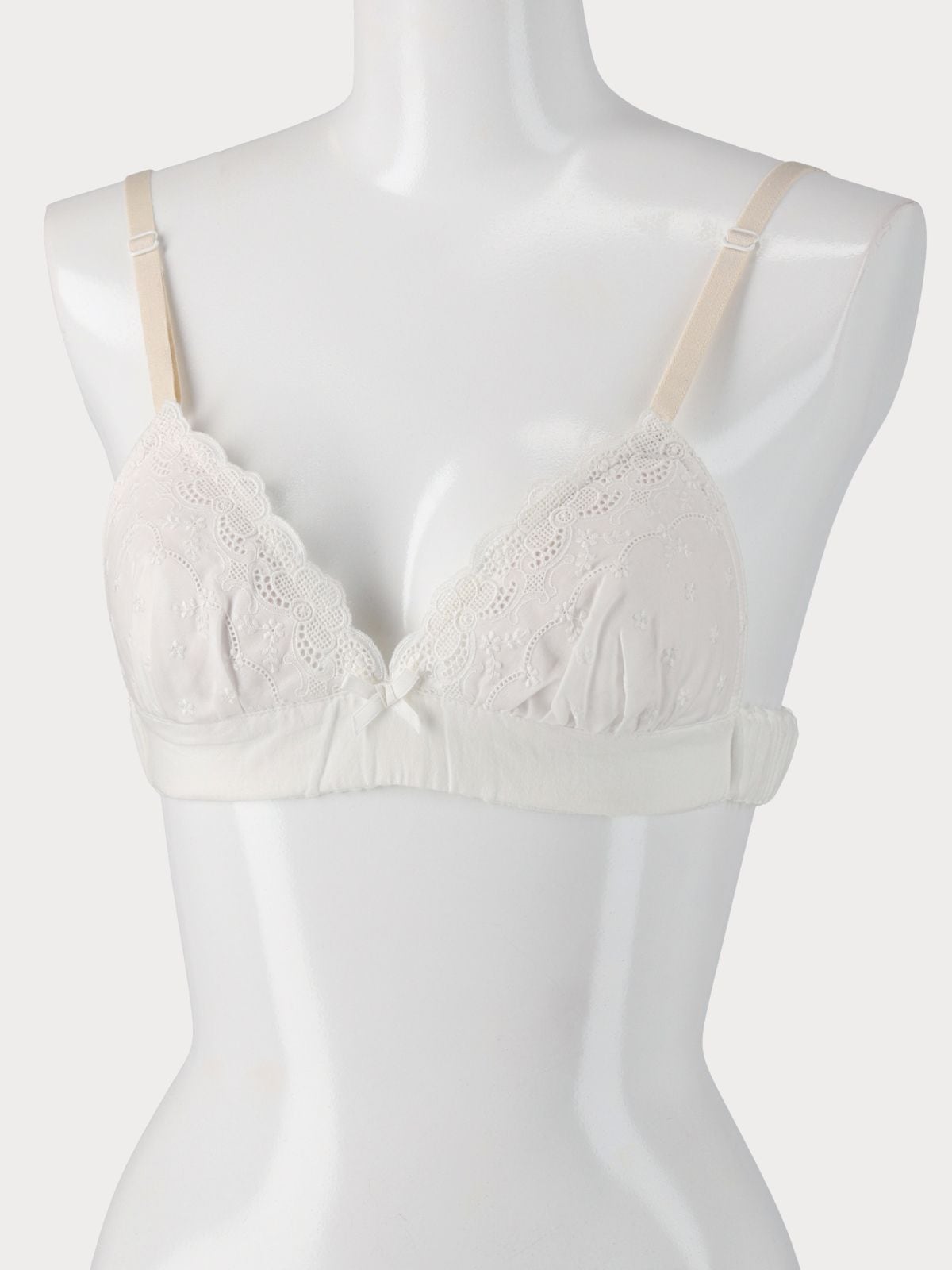 【残りわずか】ライラックレーストライアングルブラ　