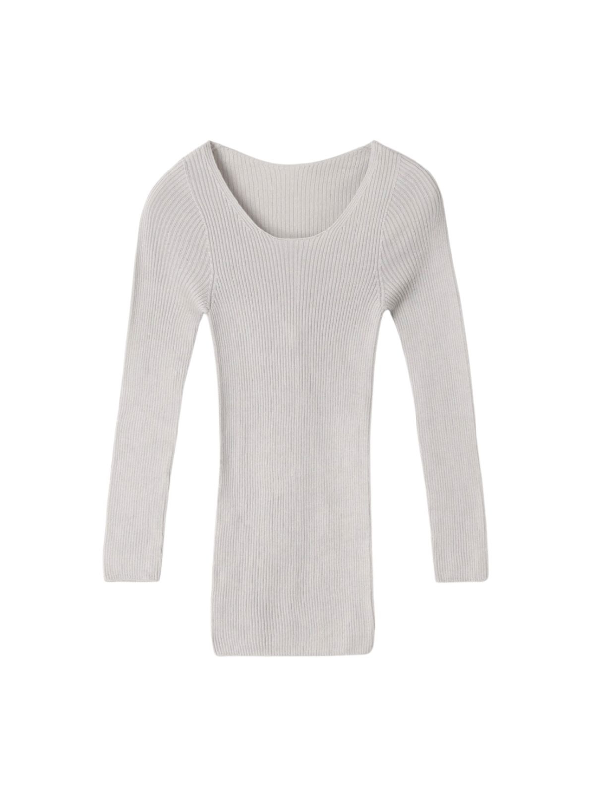 NEW｜シルクエアリートップス ペールグレー