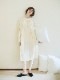 【中世古麻衣さんInstagramLive着用/残りわずか】とろける肌心地｜チェリーレースライトコットンロングドレス　