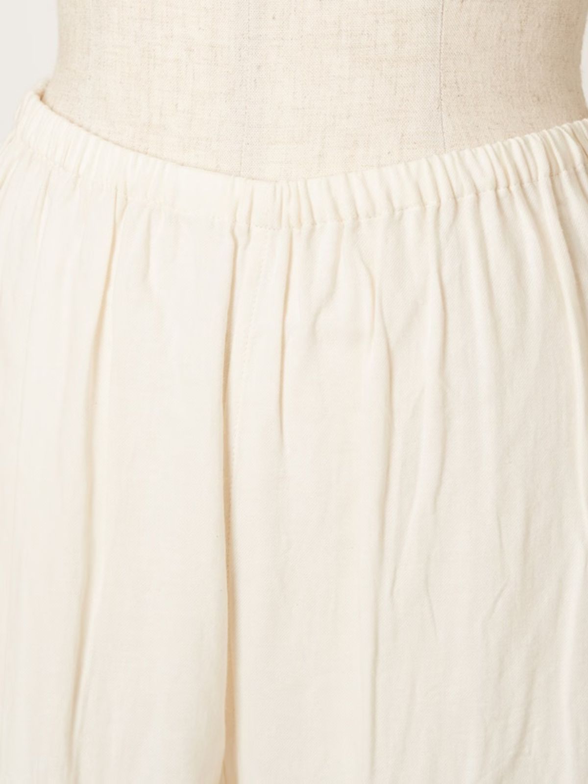 【再入荷】ローズマリーフリルパンツ　ナチュラル