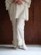 【再入荷】ローズマリーフリルパンツ　ナチュラル